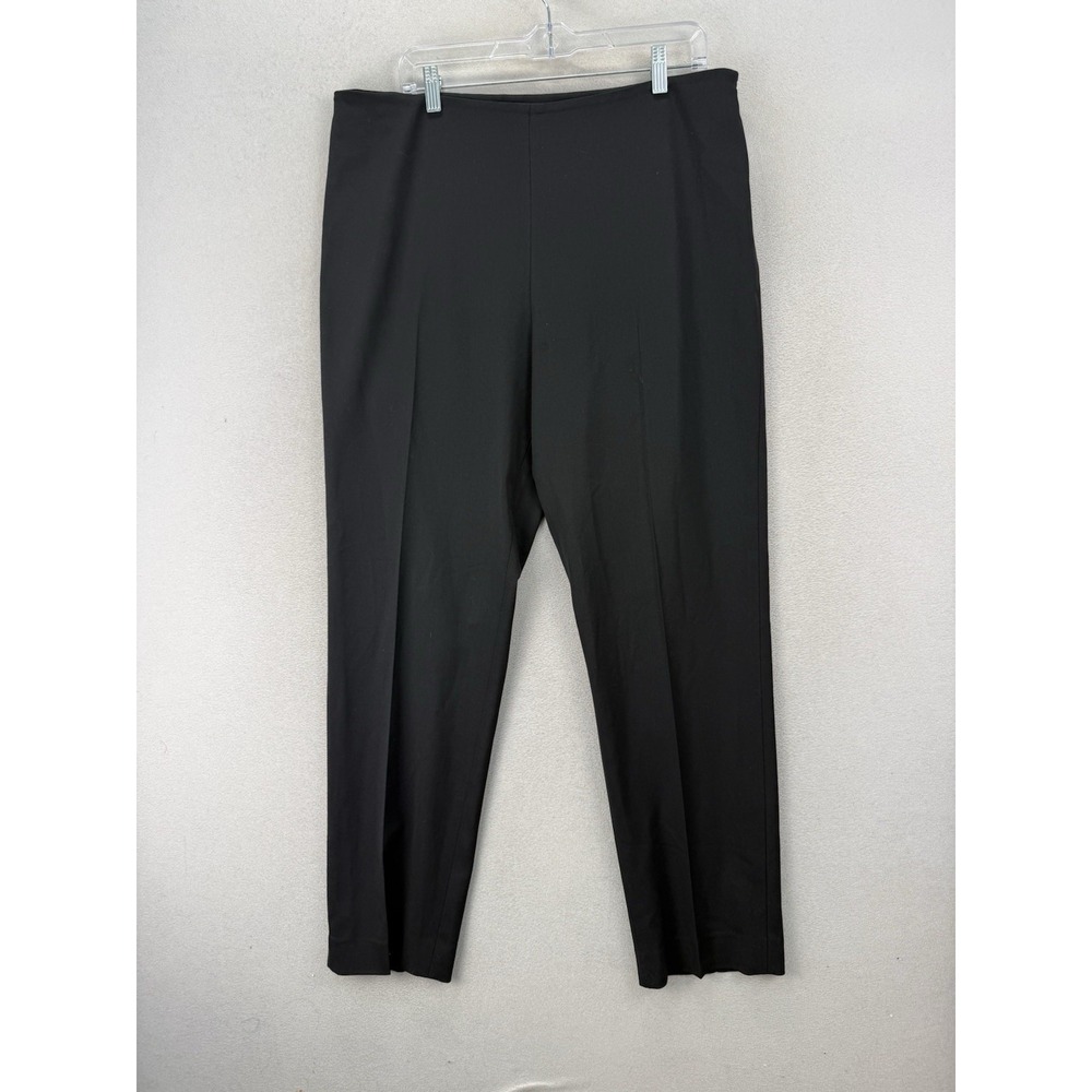 Lauren Ralph Lauren Black Wool Blend Dress Pants Womens Size 16 Side Zip